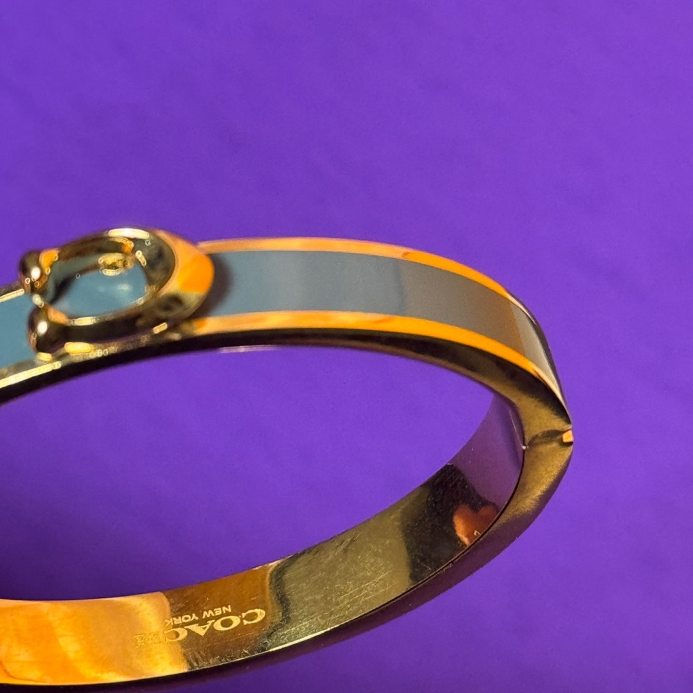 Coach Silver Hinged Bracelet - Picture 7 of 15